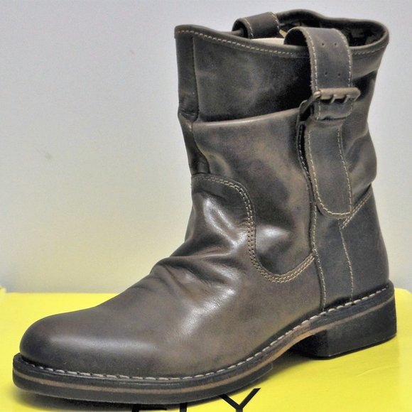 *NWT*FLY LONDON NOTA LEATHER BOOTS US 8.5/9 EU 40 - Picture 1 of 5